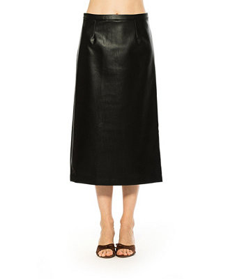 Women's Isla Faux Leather Skirt | Macy's