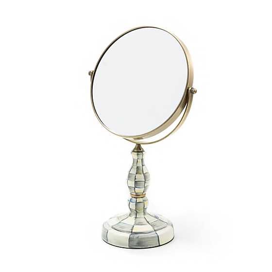 Sterling Check Vanity Mirror | MacKenzie-Childs