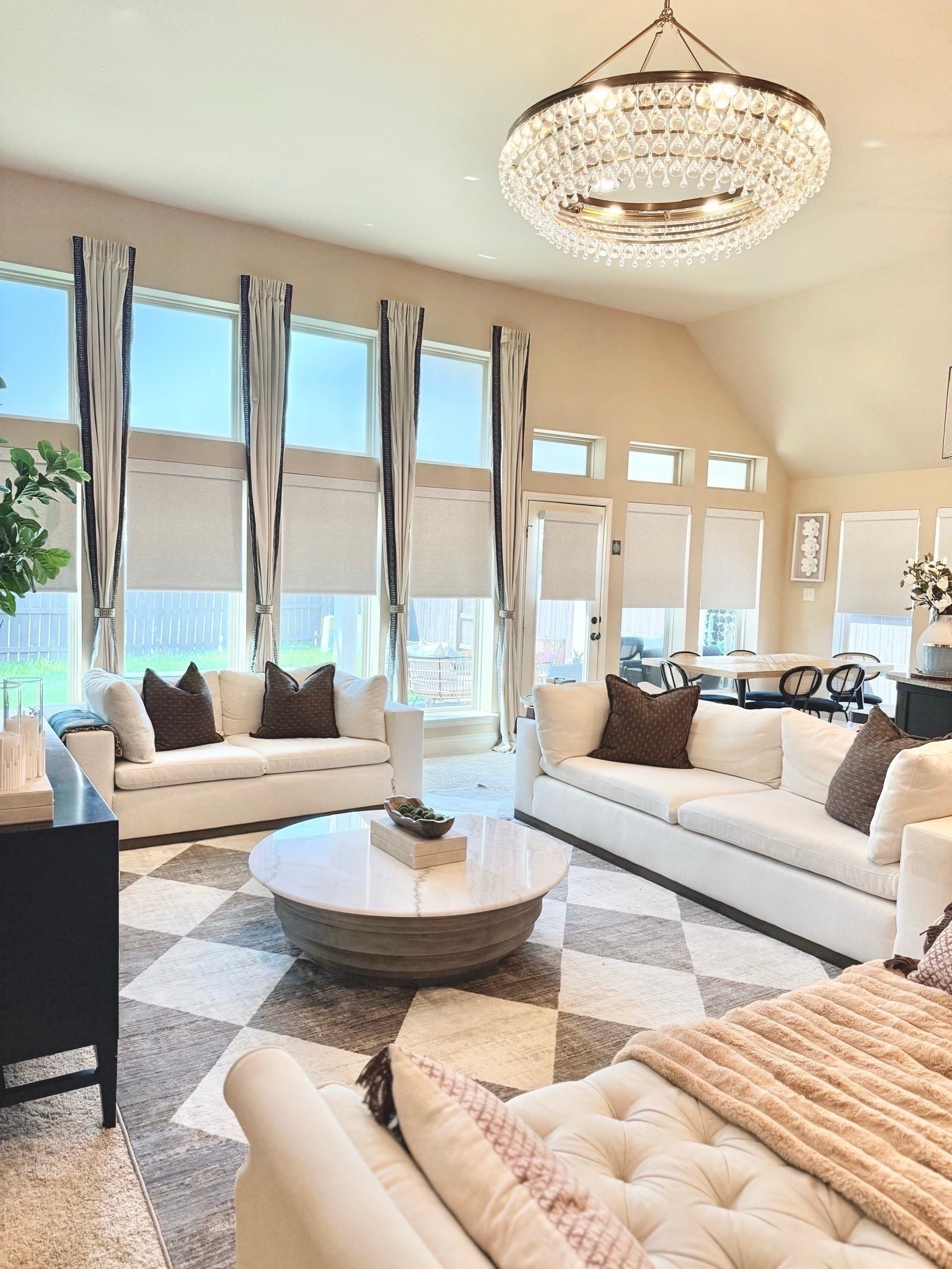 ✨ One click = instant transformation.
We added motorized blinds to our living room and it completely changed the vibe. With big bright windows, these are the perfect mix of practical + modern glam. Linking the blinds along with our rug, sofa, and marble coffee table since I always get questions on those too. @amazon @amazonhome 


#LTKSeasonal #LTKHome #LTKmomlife