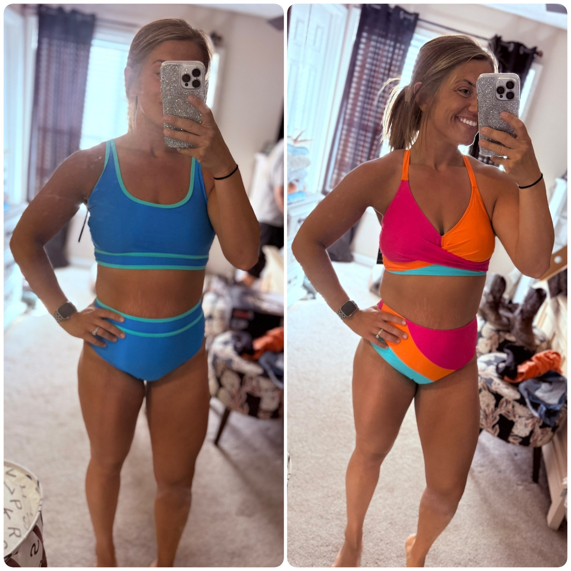 I am 5’3-153lbs-wearing the medium in both 

#LTKSeasonal #LTKStyleTip