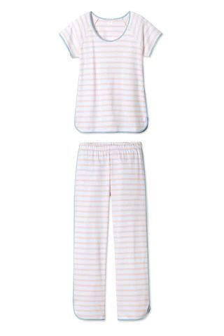 Pima Short-Long Set in Succulent | LAKE Pajamas