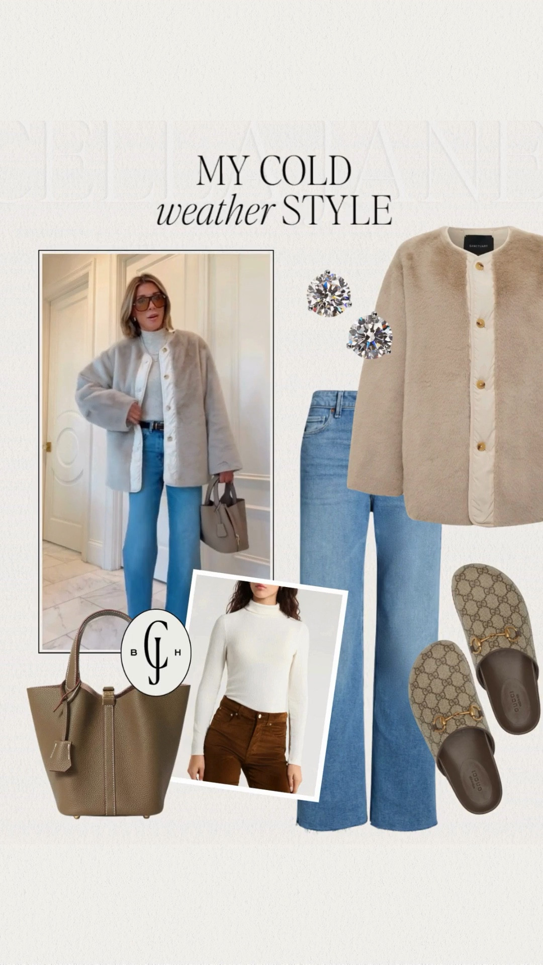 I love this faux fur jacket …and it's reversible! Plus, these jeans are a best seller this week. 
Jacket: small
Jeans: 25
Mules: 9/39

#LTKootd