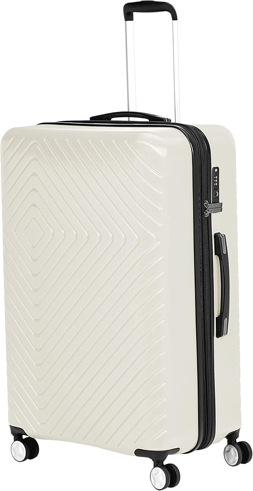 Amazon Basics Geometric Travel Luggage Expandable Suitcase Spinner with Wheels and Built-In TSA L... | Amazon (US)