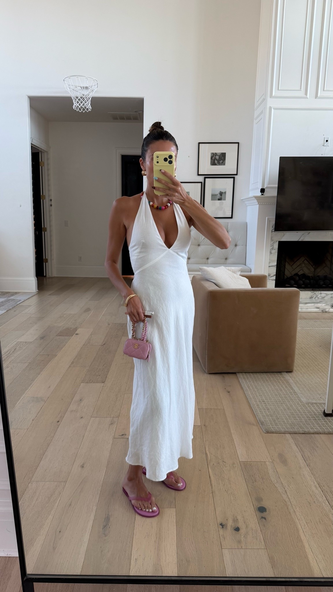 Date night outfit 💖 

white dress from @Aritzia 
Pink jelly sandals from @Target 

White dress, summer dress, summer outfit, Aritzia dress

#LTKootd #LTKOver40 #LTKgrwm