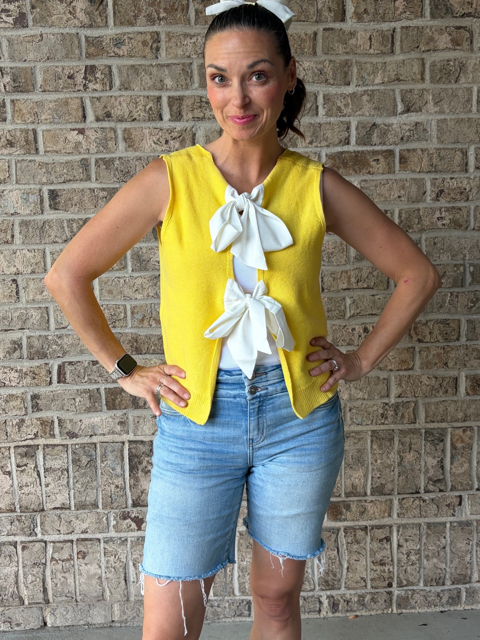 Bow cuteness! This layered top is a must have for adding color to your outfit! Fits true to size!

#LTKootd #LTKmomlife