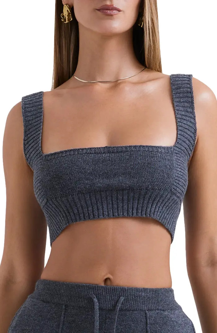 HOUSE OF CB Sia Ribbed Sweater Bralette | Nordstrom | Nordstrom