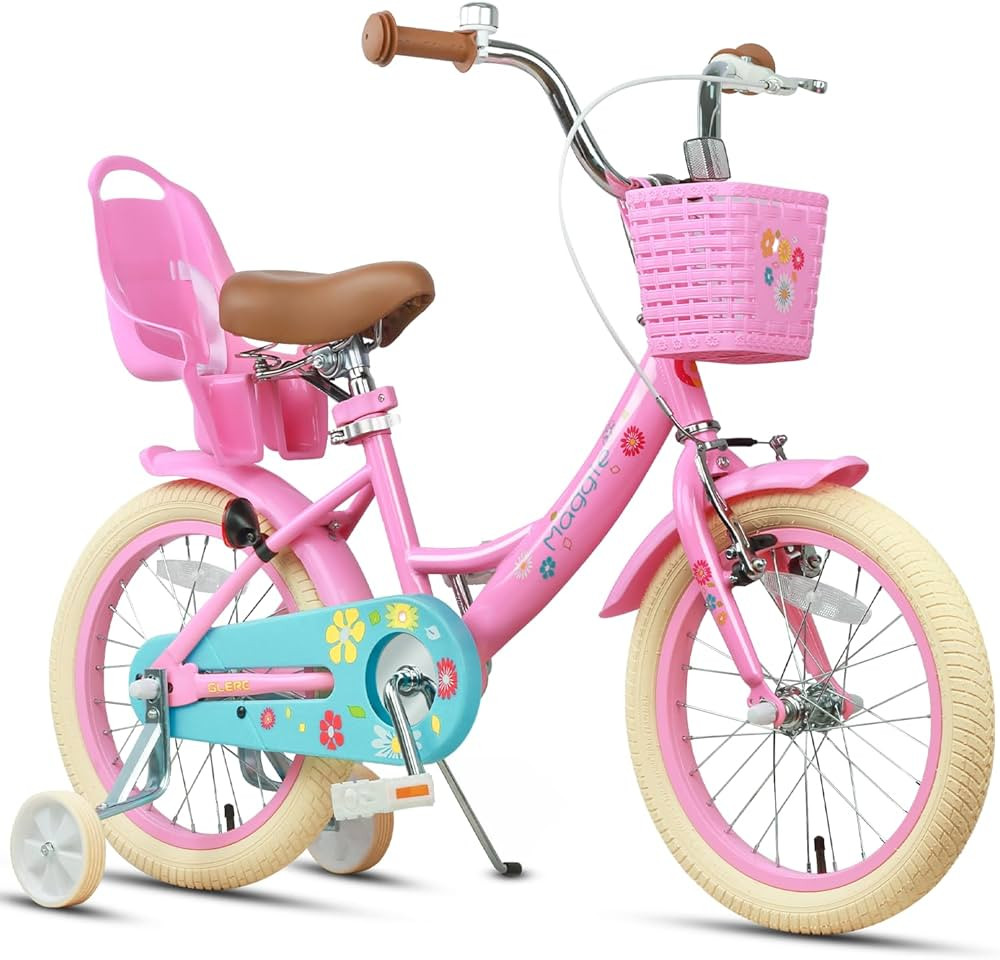 Glerc Maggie Girls Bike, 12-20 Inch Kids Bike for 2-13 Years Old Children, Princess Style Kids Bi... | Amazon (US)