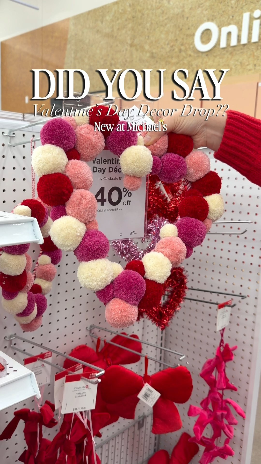 New Valentine’s Day decor at Michael’s!! 

#LTKSaleAlert #LTKHome #LTKValentine