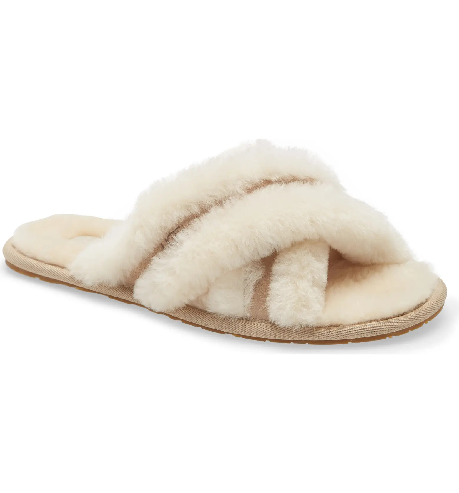 Scuffita Genuine Shearling Slide Slipper (Women) | Nordstrom