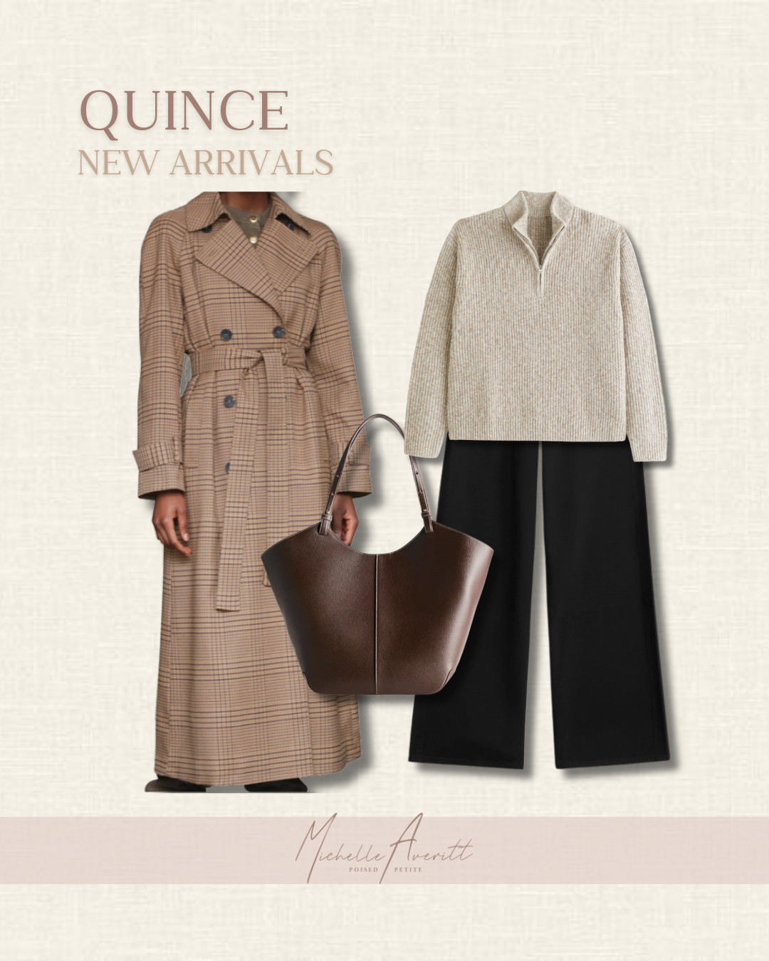 New in from Quince 
Timeless silhouettes, elevated fabrics, and that “looks expensive” feel—without the markup. 

petite fashion, petite style, winter fashion, fashion over 40, ootd 

 #LTKootd #LTKOver40 #LTKPetite