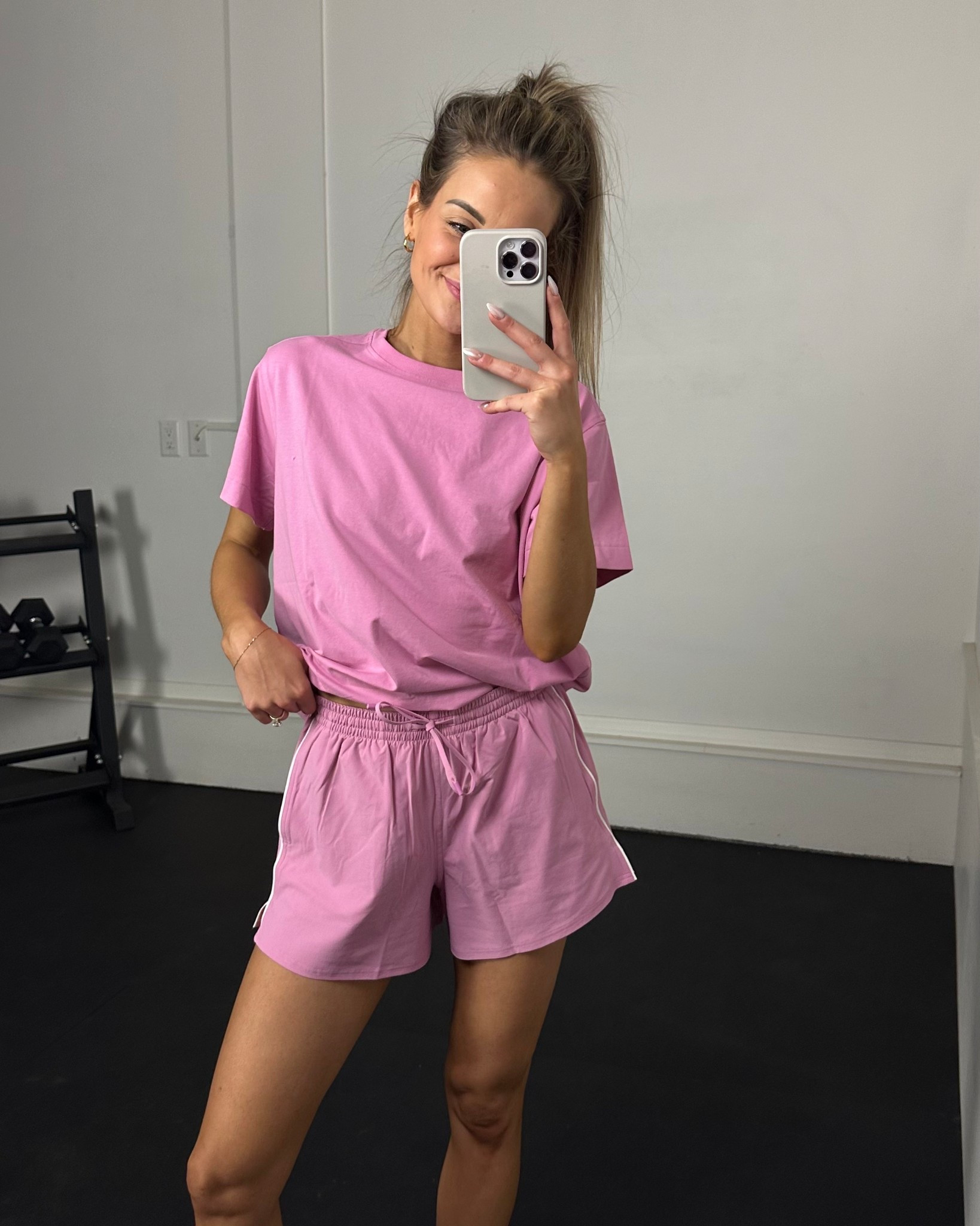 Pink everything today 💕

I'm wearing a 6 in the shorts and M in the top! The shoes are so comfy and fit TTS✨ 

 

#LTKgiftguide #LTKstyletip #LTKcanada