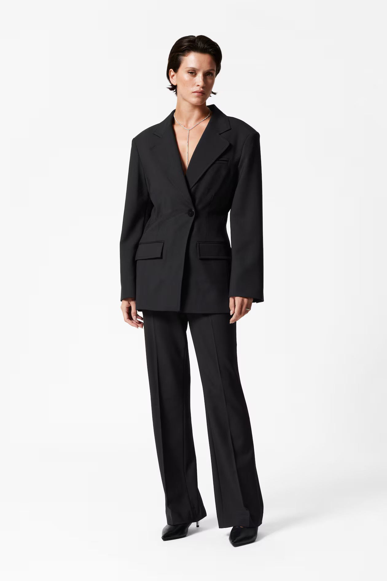 Taillierter Blazer - Schwarz - Ladies | H&M AT | H&M (DE, AT, CH, NL, FI)