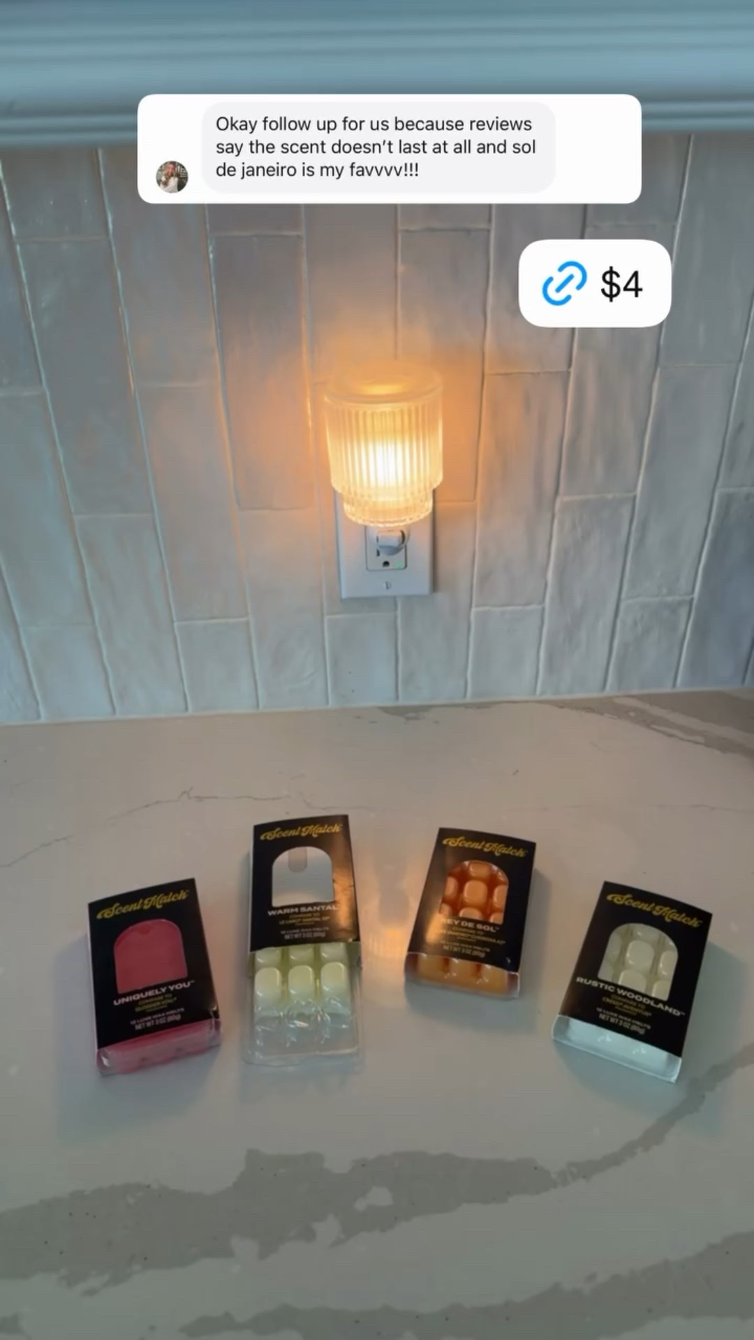 Wax warmer and wax melts linked here! 

#LTKHome