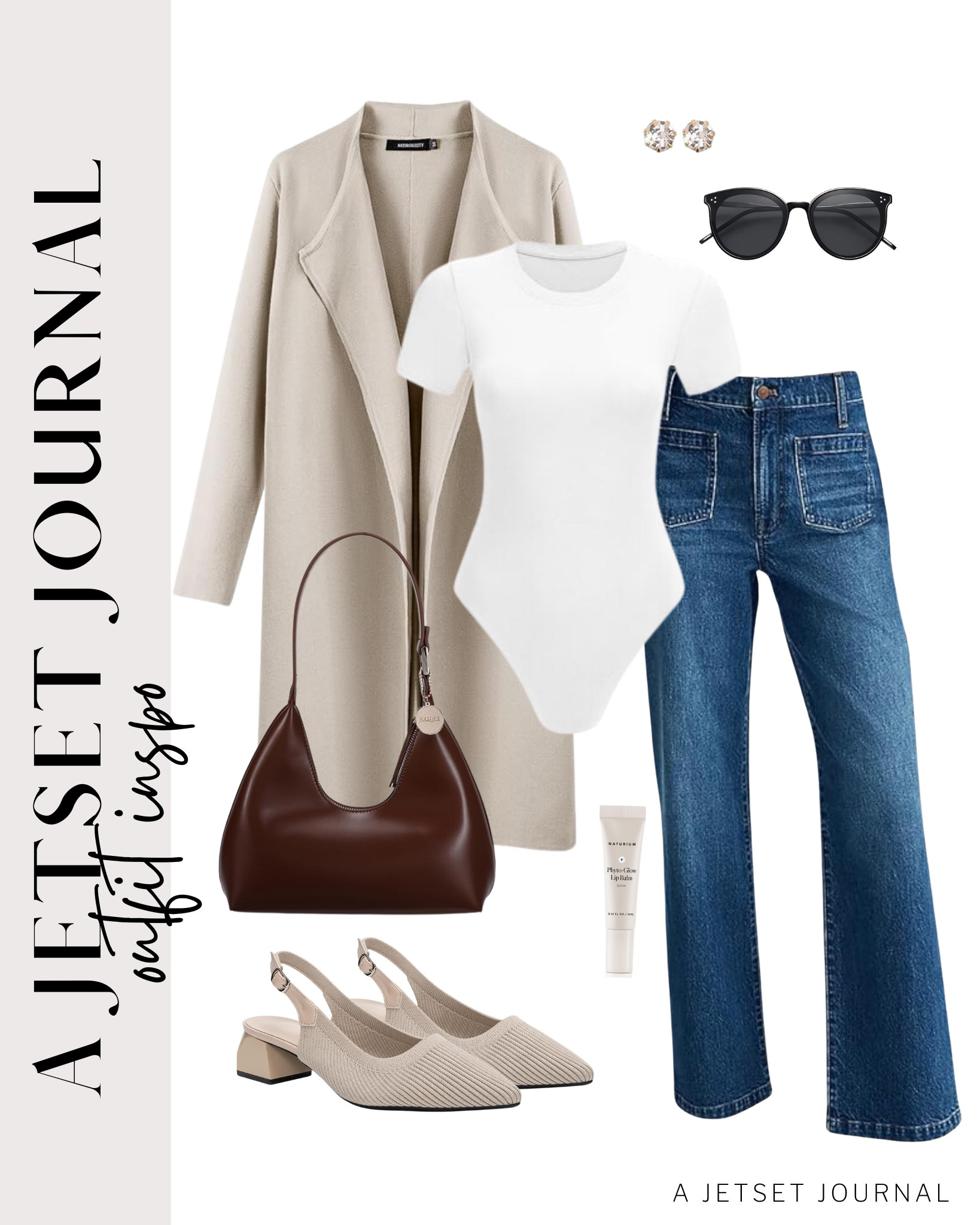 Stay effortlessly chic with a cozy coatigan, a classic white bodysuit, and trendy jeans!
casual look, fall vibes, functional handbag, comfy sneakers, airport look, travel outfit, amazon fashion, top pics, fall outfit idea

#LTKStyleTip #LTKSeasonal #LTKU
