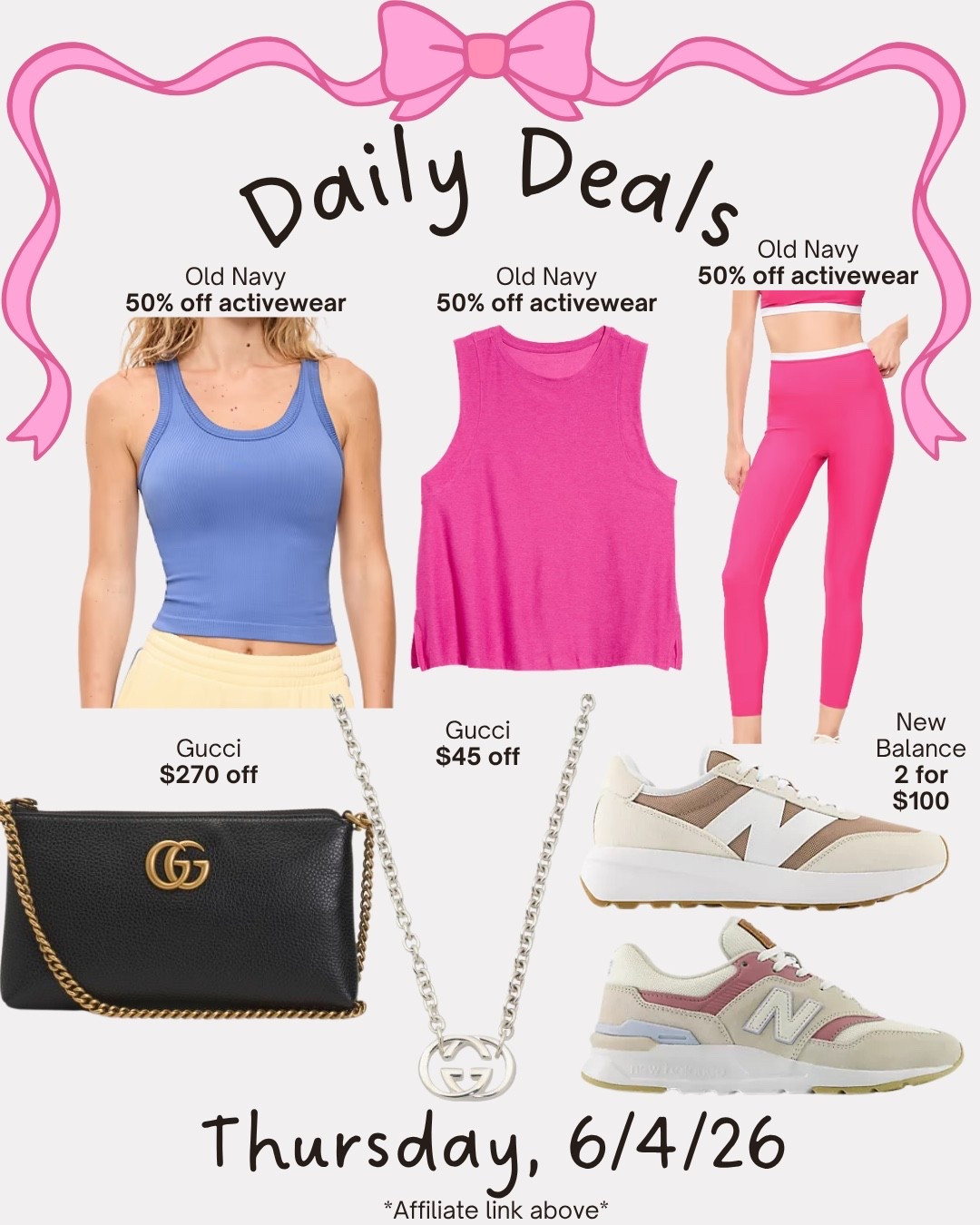 Daily deals

#LTKSaleAlert #LTKSeasonal #LTKMidsize