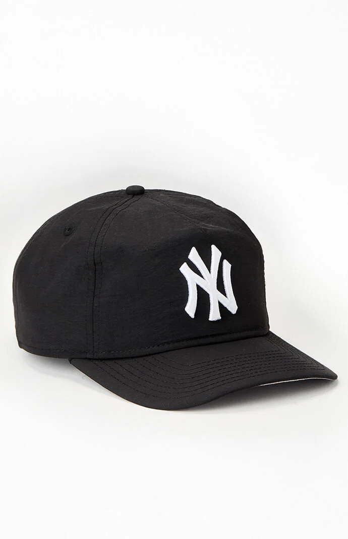 New Era NY Yankees Black Nylon Hat | PacSun
