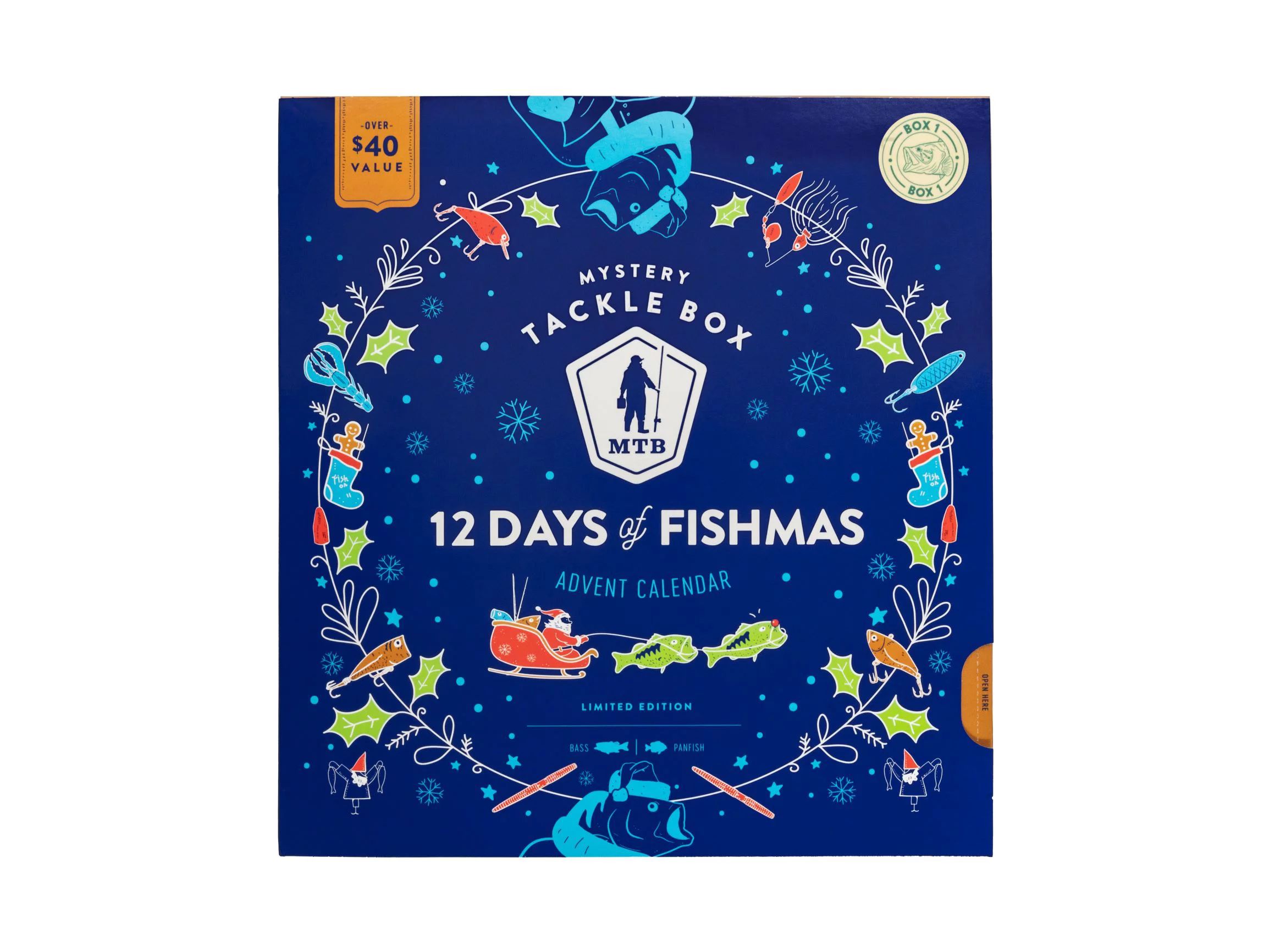 Mystery Tackle Box 12 Days of Fishmas Holiday Advent Calendar 2022 - Walmart.com | Walmart (US)