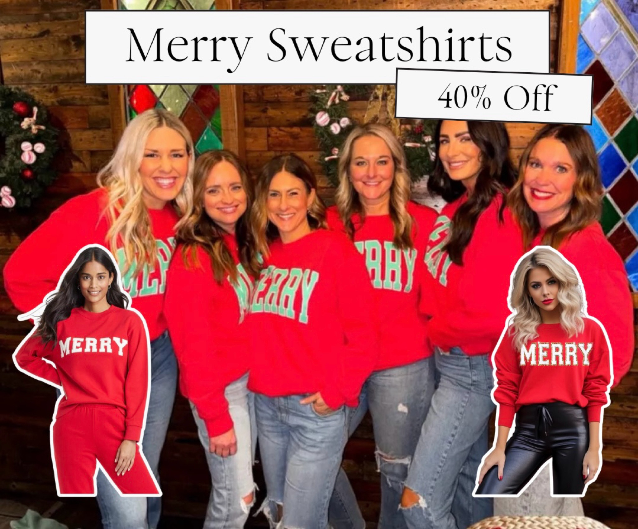 Merry Sweatshirts | Target Sale | Etsy Sale 

#LTKHoliday #LTKCyberWeek #LTKSaleAlert