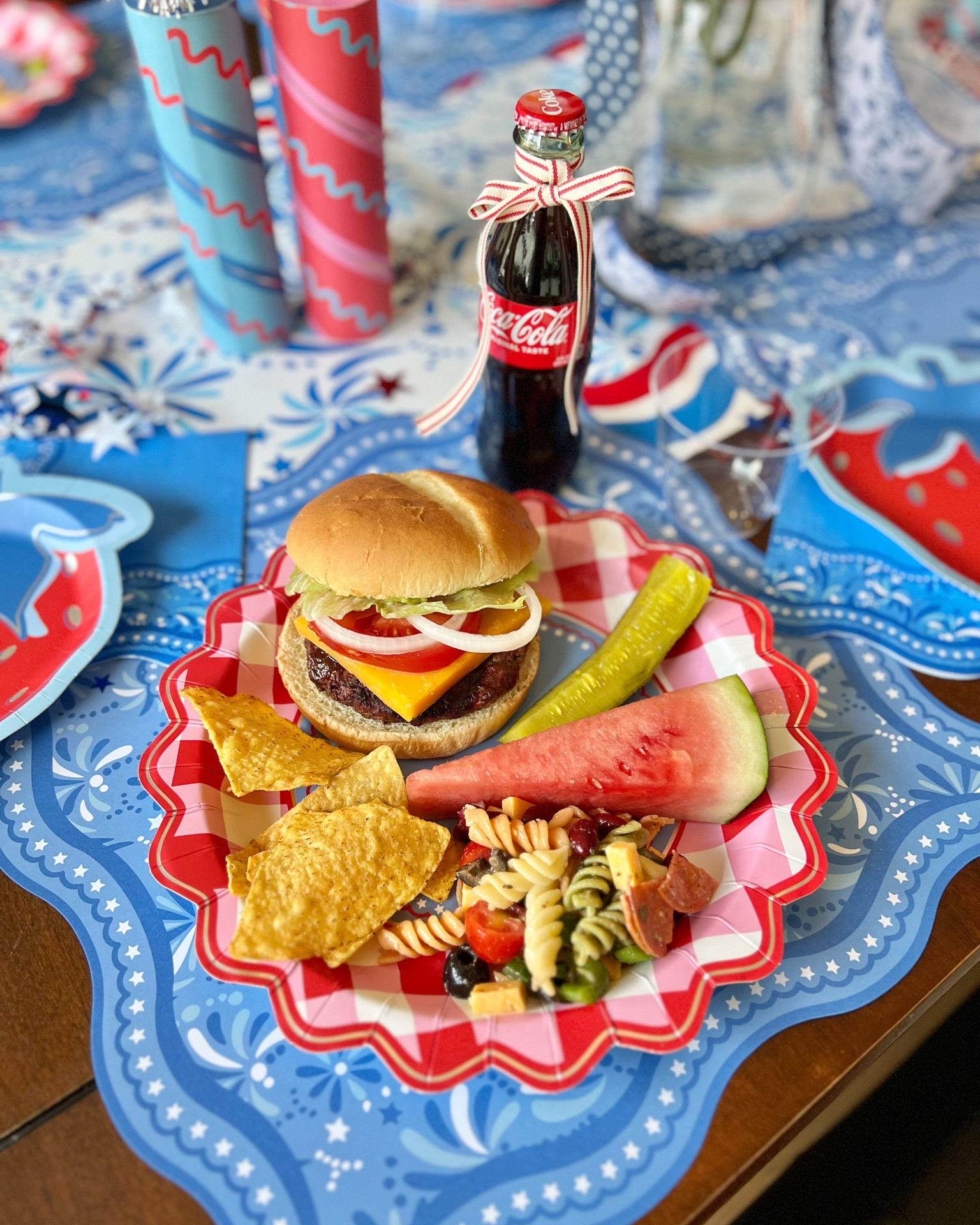 Party tableware to pair with the perfect grilled burger! 🍔 

Miss Americana Pie Collection from @Packed Party 🤩

4th of July ideas
Americana
🇺🇸🇺🇸🇺🇸

#LTKHome #LTKfoodie #LTKmomlife