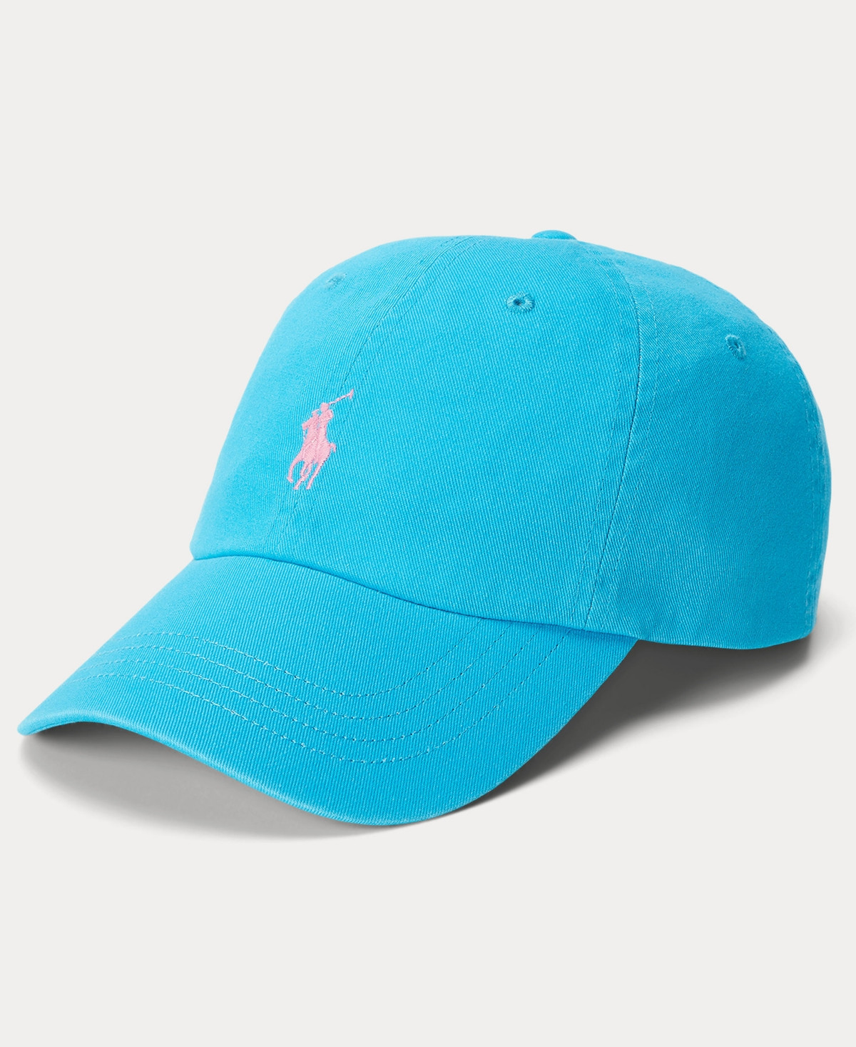 Polo Ralph Lauren Women's The Iconic Cotton Chino Ball Cap - Cove Blue | Macy's