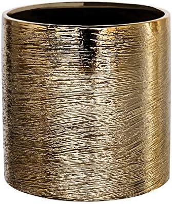 Royal Imports Flower Glass Ceramic Vase Decorative Centerpiece for Home or Wedding- Etched Cylind... | Amazon (US)