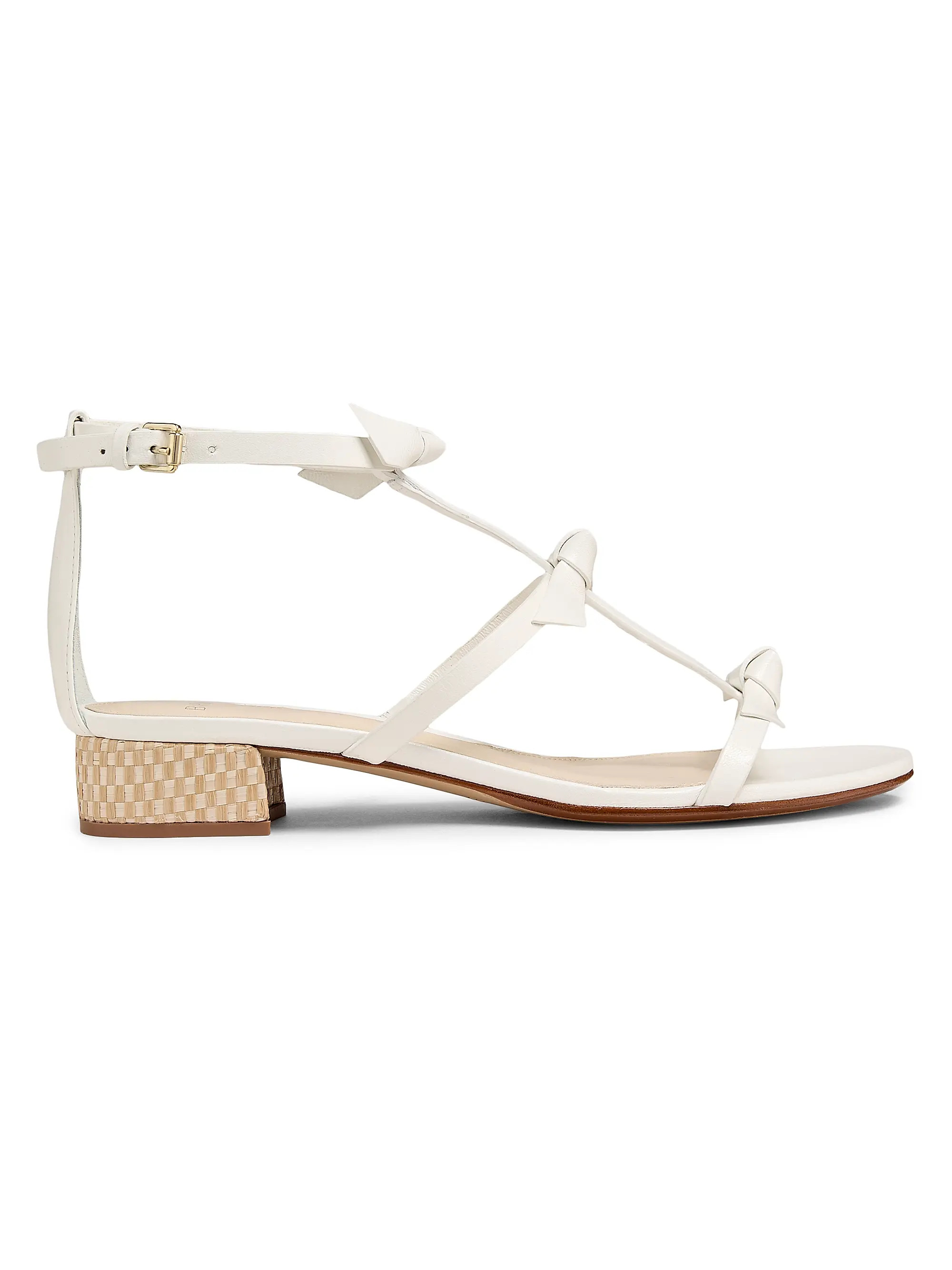 Alexandre Birman Slim Lolita 30MM Leather Sandals | Saks Fifth Avenue | Saks Fifth Avenue