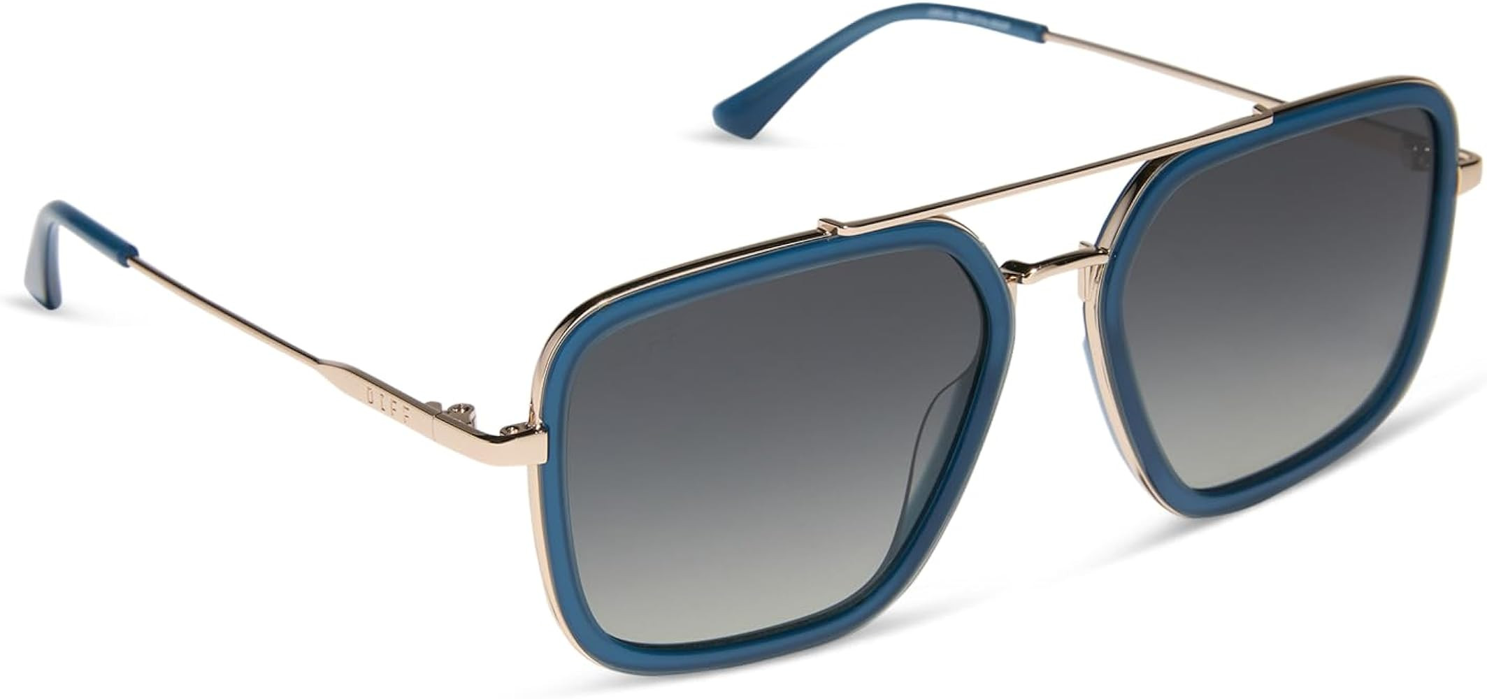 DIFF Jordan Designer Oversized Navigator Sunglasses for Women | 100% UVA/UVB Protection | Solid F... | Amazon (US)