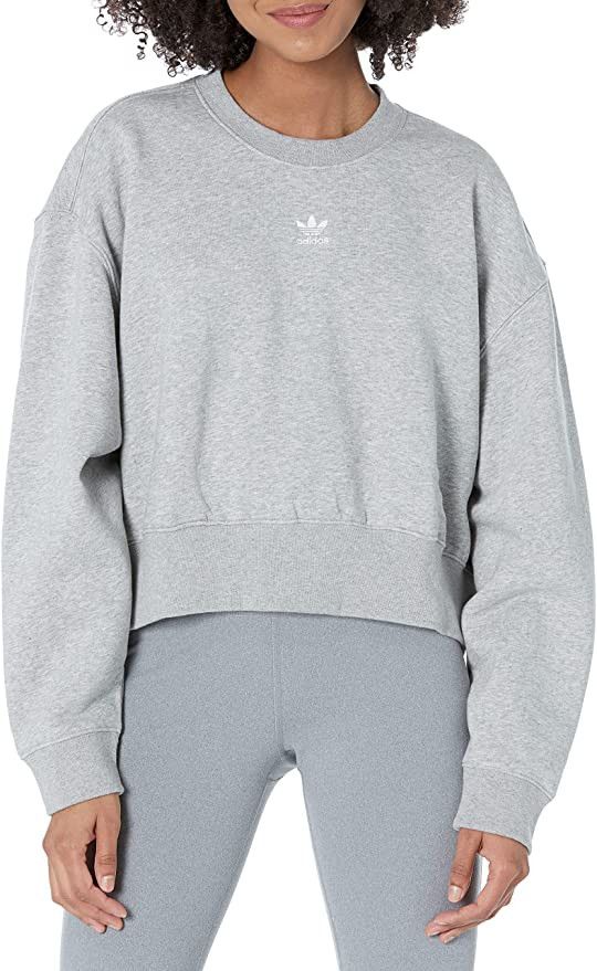 adidas Originals Women's Adicolor Essentials Crew Sweatshirt | Amazon (US)