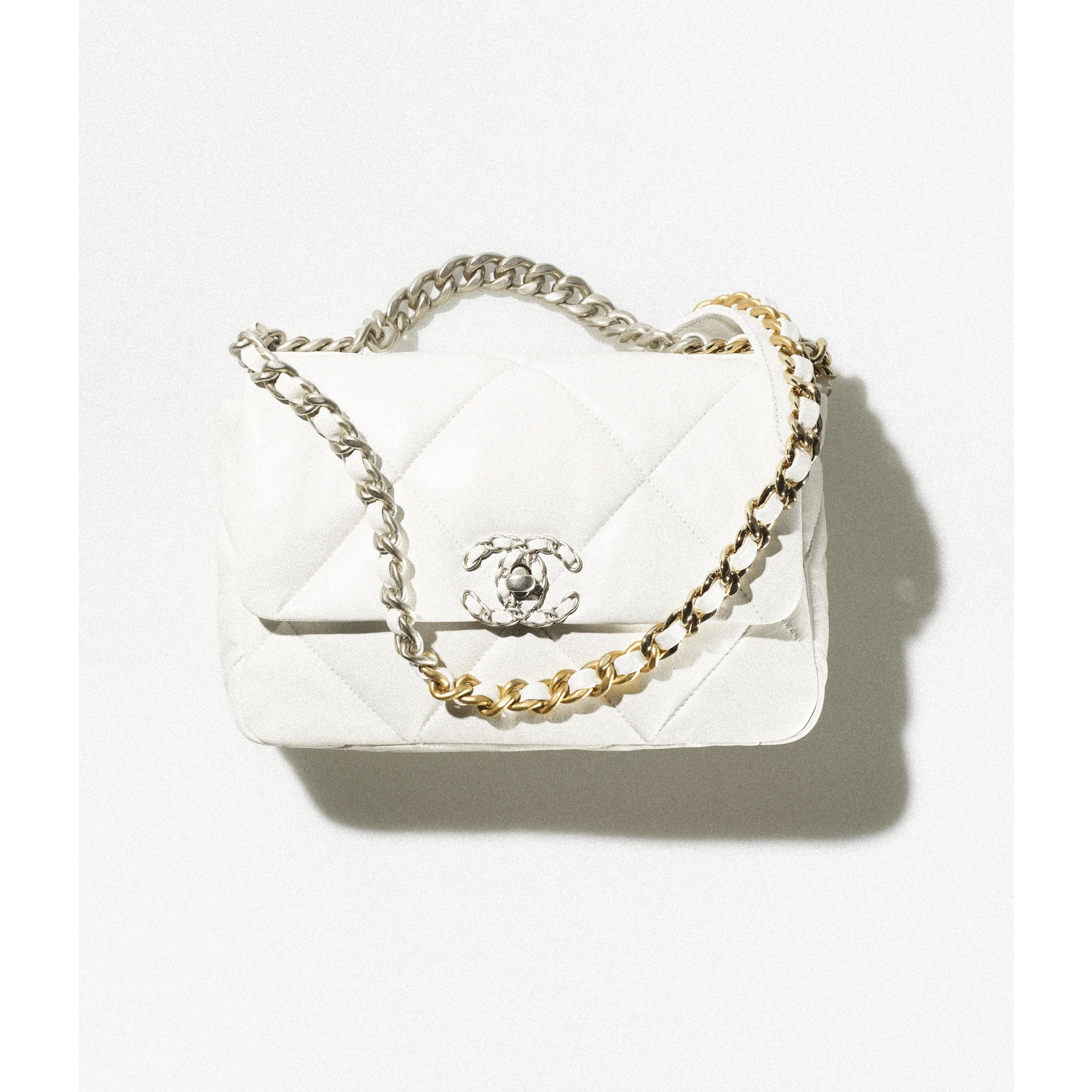 CHANEL 19 Handbag - Lambskin, gold-tone, silver-tone & ruthenium-finish metal — Fashion | CHANE... | Chanel, Inc. (US)