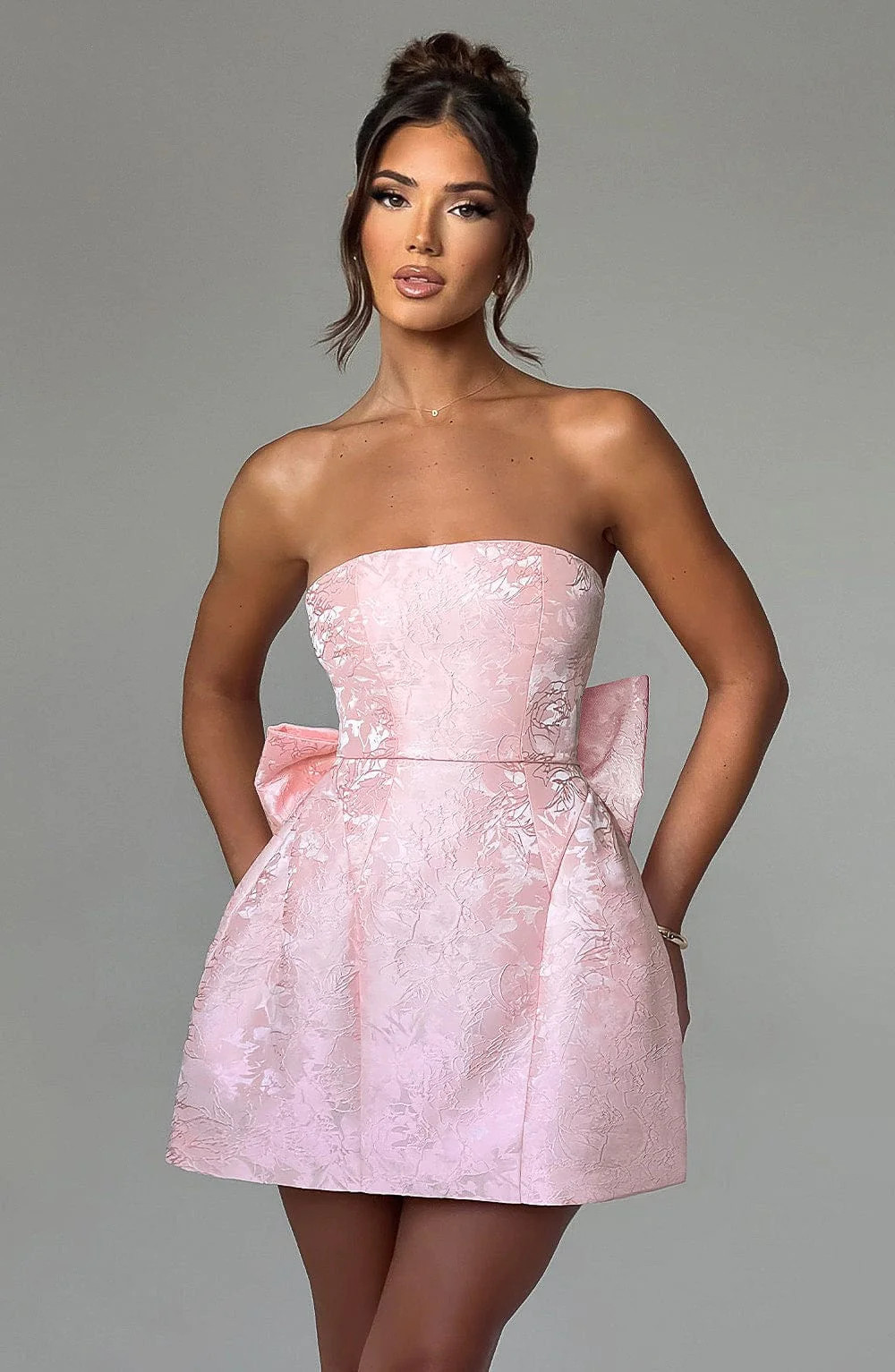 Elenora Mini Dress - Blush | Babyboo (global)