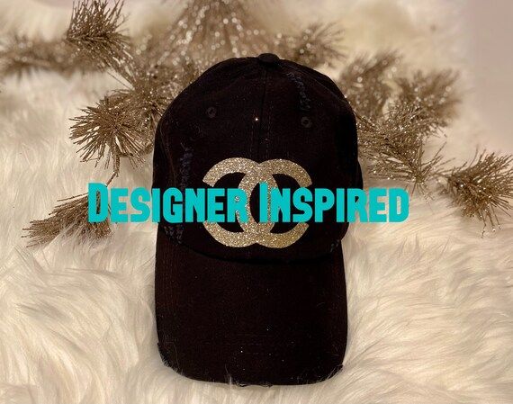 Cute Designer Inspired Large CC Logo Hat | Etsy (US)