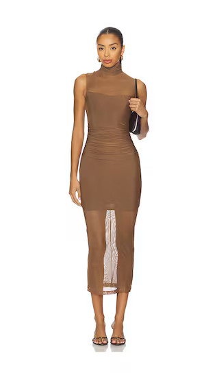 Damira Dress in Mocha | Revolve Clothing (Global)