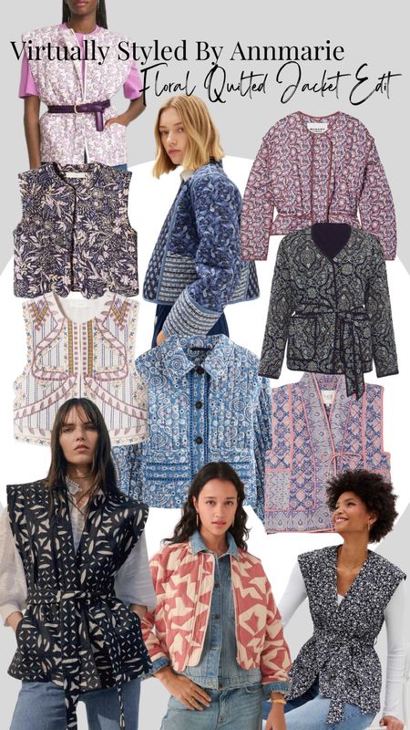 Floral quilted jackets & gilets 

#LTKunder100 #LTKFind #LTKSeasonal