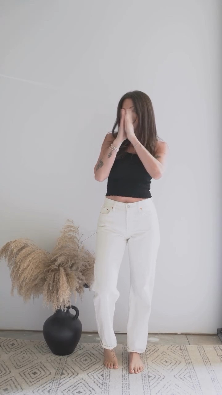 I have them in two washes! They are by far one of my most comfortable and most worn pairs of jeans 

Wearing the 27” denim and small top

#LTKootd #LTKSaleAlert
