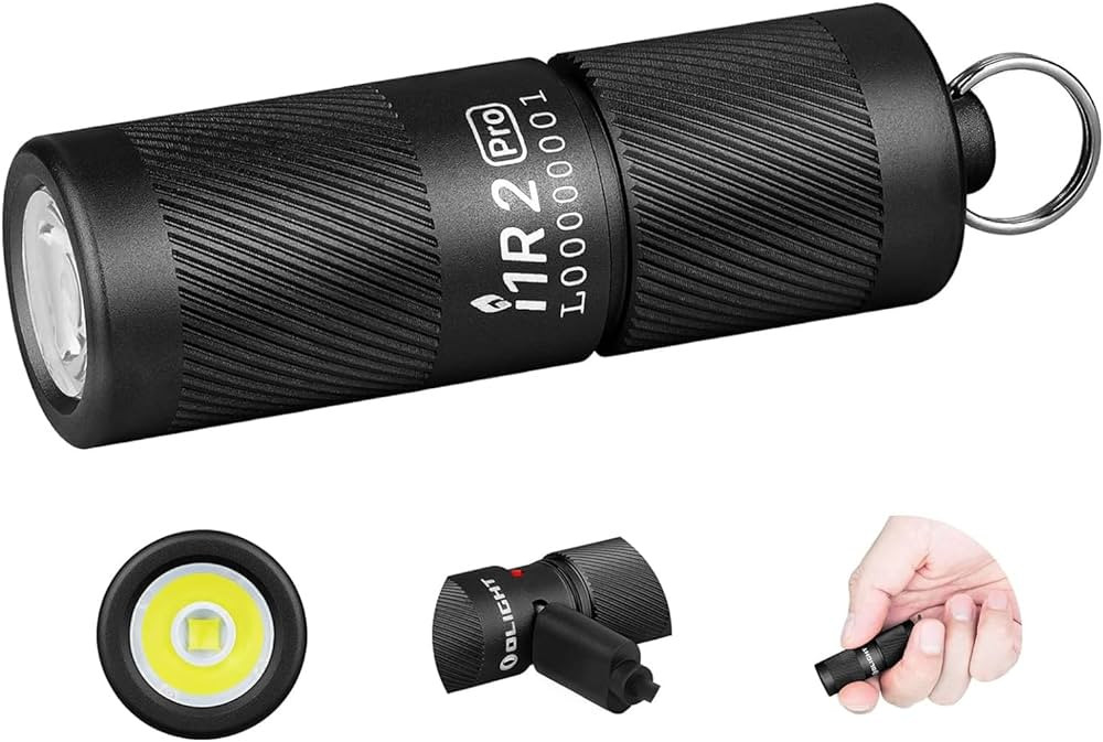 OLIGHT I1R 2 Pro Eos 180 Lumens EDC Rechargeable Keychain Flashlight, Powered by Built-in Recharg... | Amazon (US)