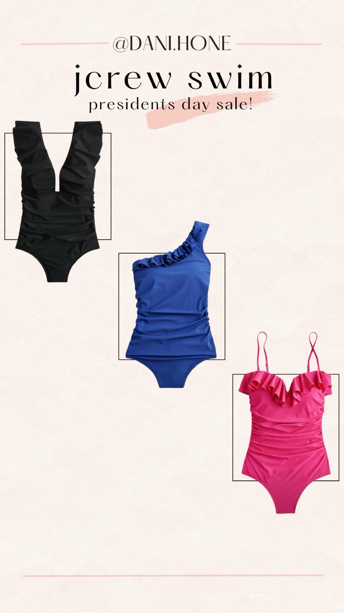Loving these one pieces! All on sale for Presidents Day. You can’t go wrong with crew swimwear. So flattering and the fit is perfection. 

#LTKswim #LTKsalealert #LTKSpringSale