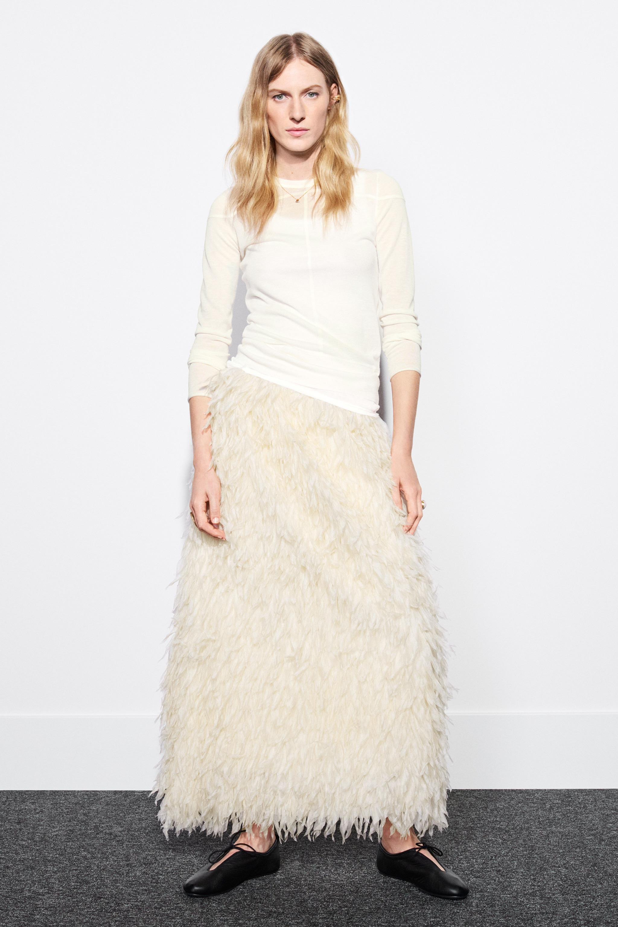 ZW COLLECTION LIMITED EDITION FEATHER SKIRT | Zara UK