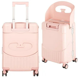 BBC Bluey Kid's 16" Carry On Hardside Luggage Spinner -Light Blue | Walmart (US)