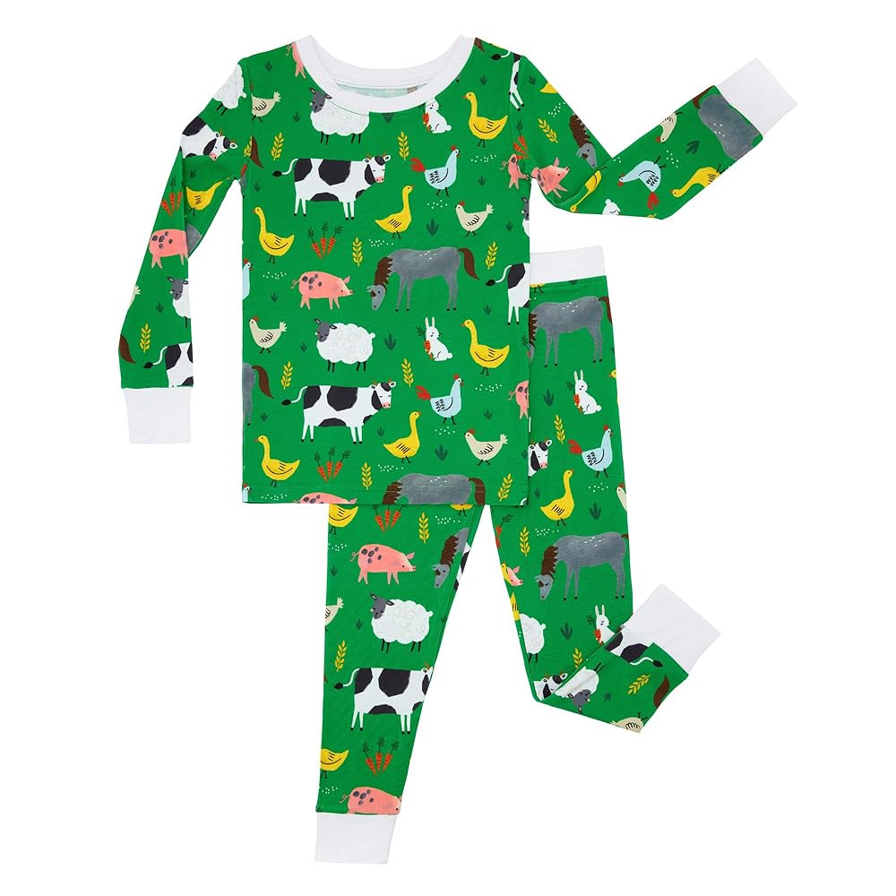 Little Sleepies Two-Piece Pajama Set for Boys & Girls, Soft Viscose from Bamboo Toddler Pajamas f... | Amazon (US)