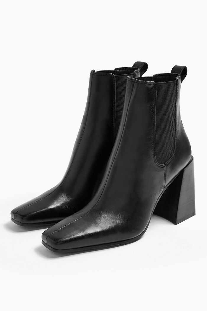HARBOUR Leather Black Chelsea Boots | Topshop UK