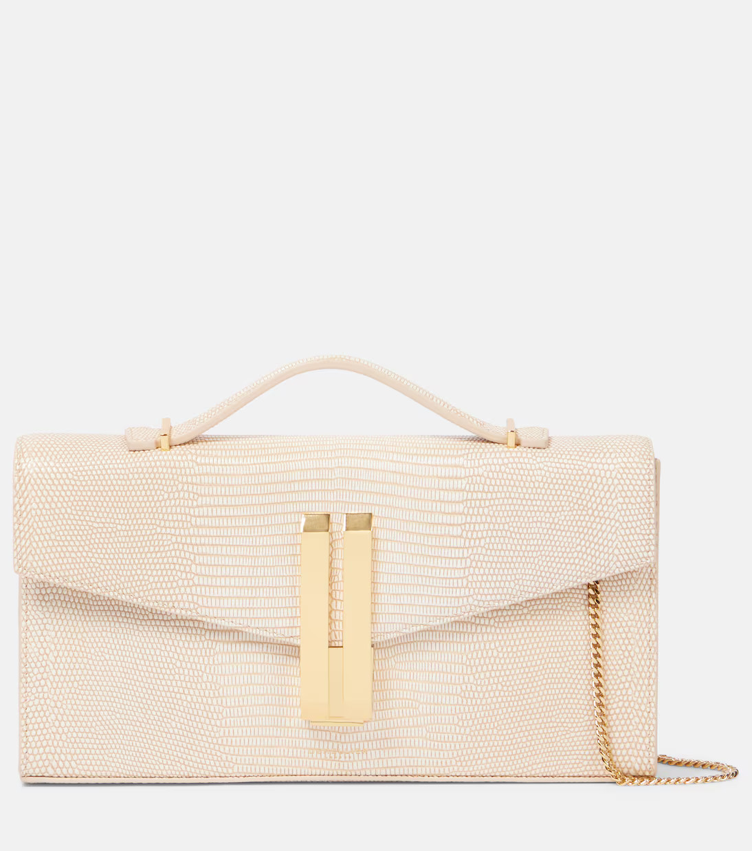 Vancouver croc-effect leather clutch | Mytheresa (US/CA)