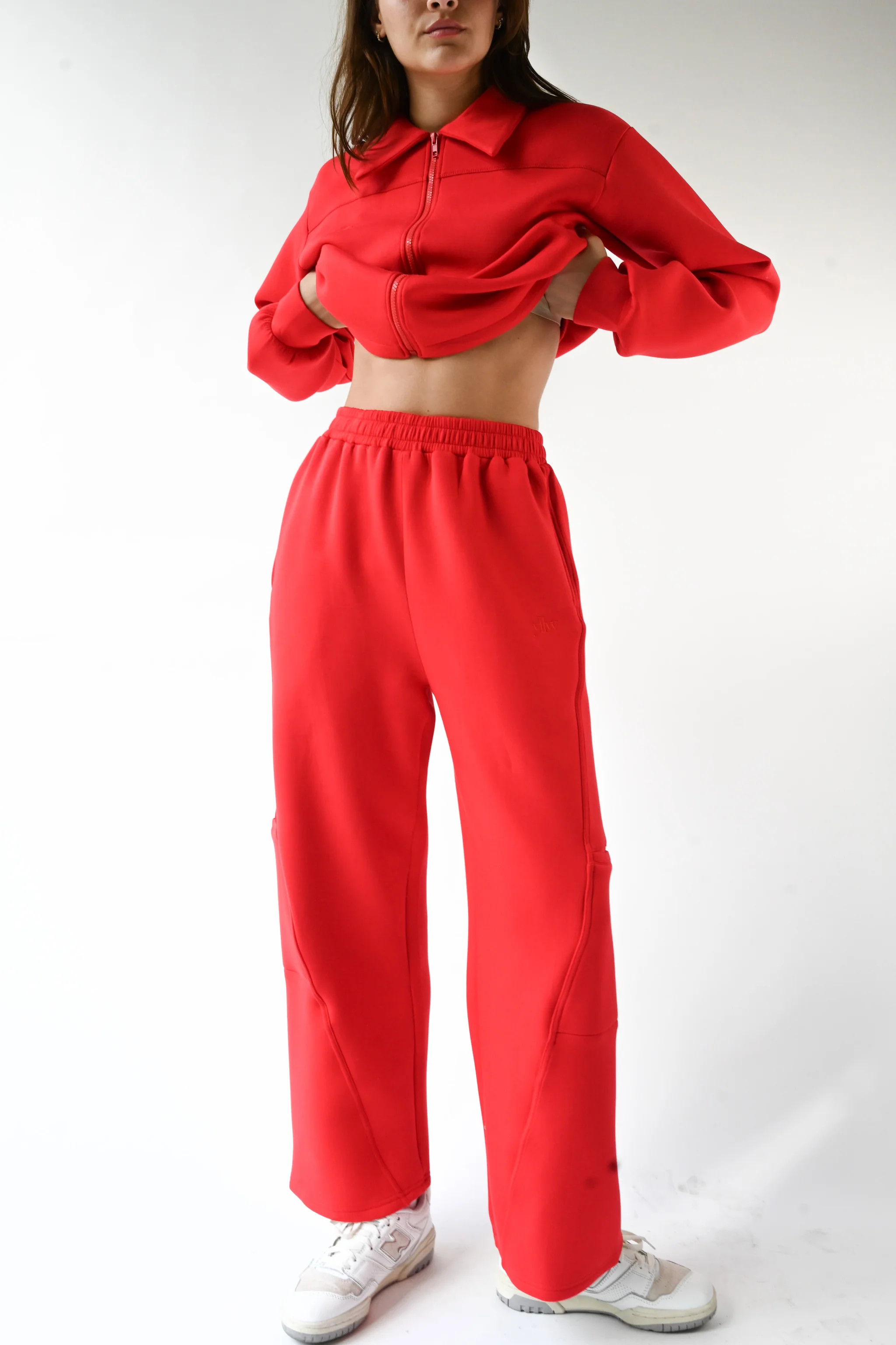 Harry Knit Neoprene Pants — Ruby | Yellow The Label