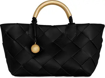 Mini Frankie Woven Leather Tote | Nordstrom