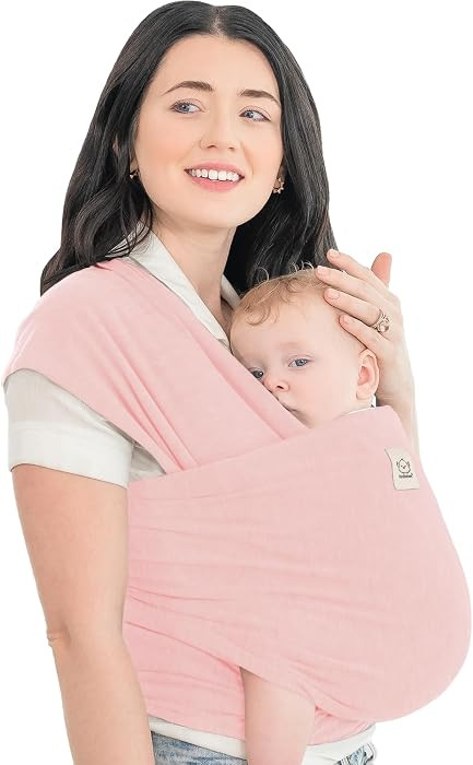 KeaBabies Baby Wrap Carrier, All in 1 Original Baby Carrier (Dusty Pink) | Amazon (US)