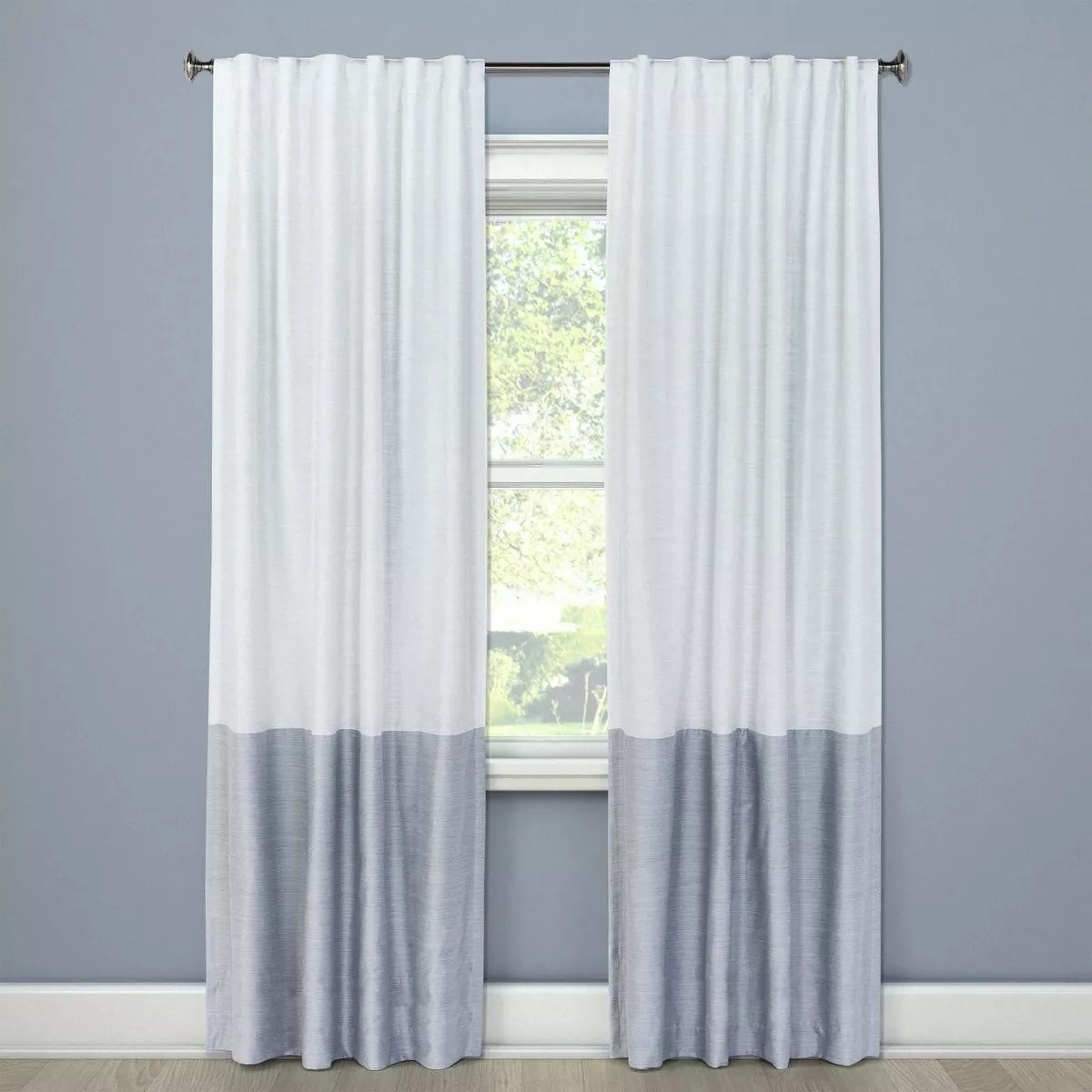 1pc Blackout Color Block Window Curtain Panel - Project 62™ | Target