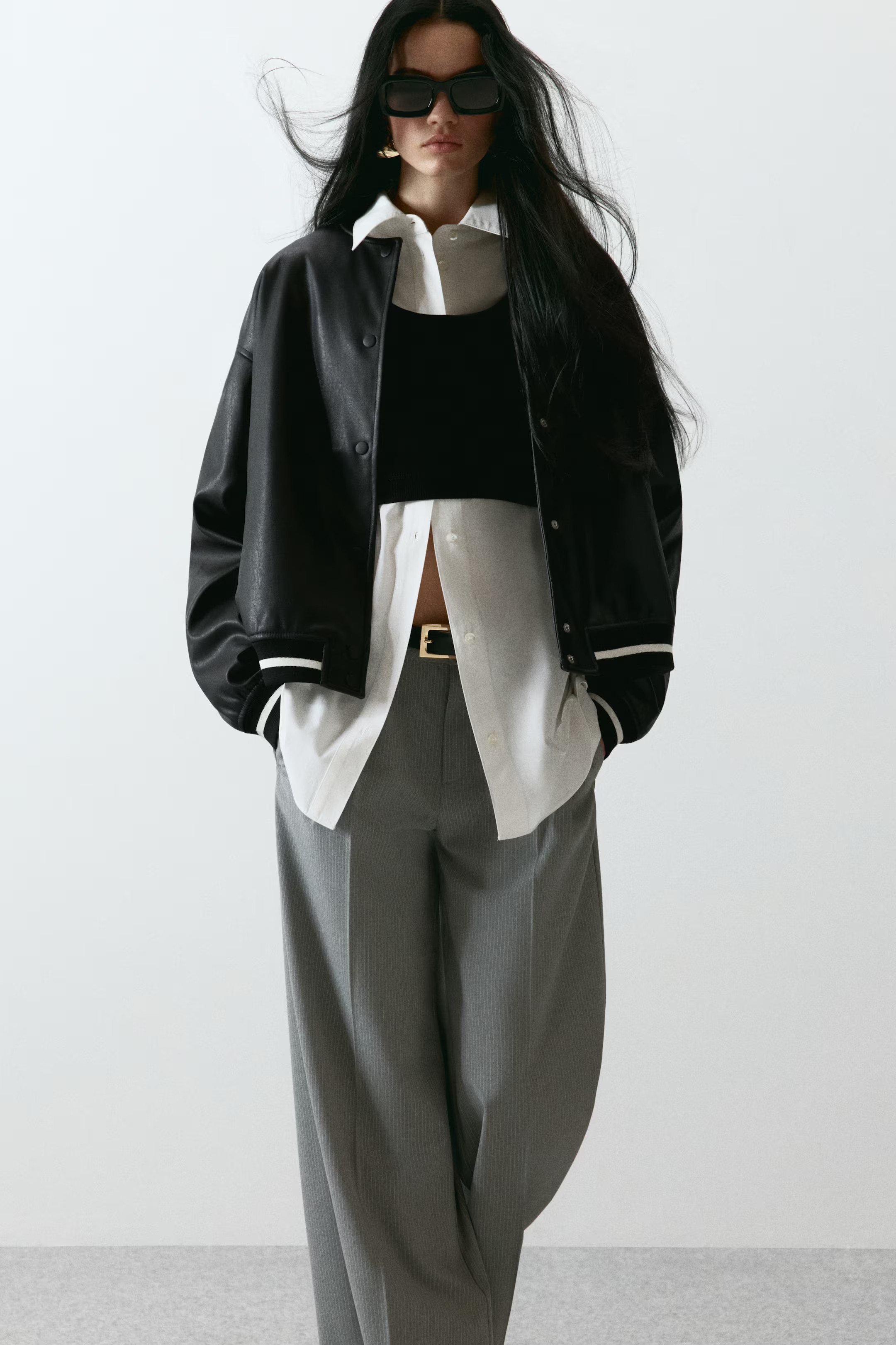 Coated bomber jacket | H&M (US + CA)