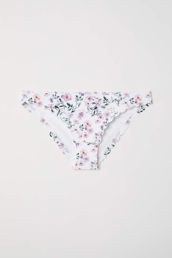 H & M - Bikini Bottoms - White/floral - Women | H&M (US)