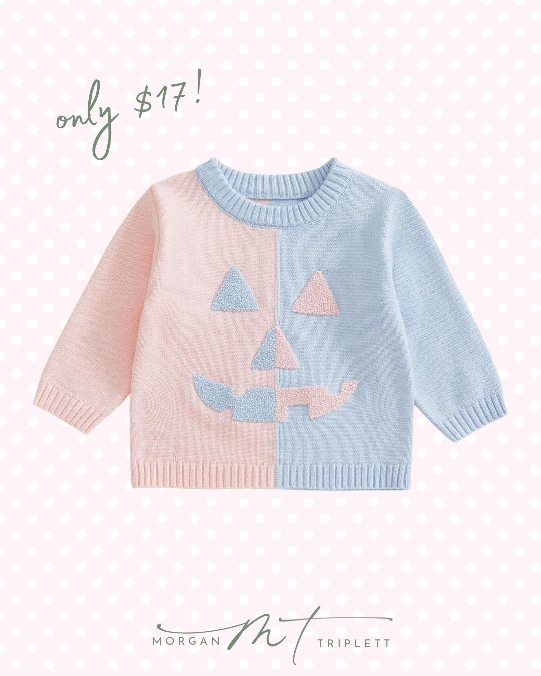 Look for less pumpkin sweater 🩵🩷

#LTKmomlife #LTKSeasonal #LTKKids