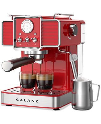 Galanz Retro Espresso Machine & Reviews - Small Appliances - Kitchen - Macy's | Macys (US)