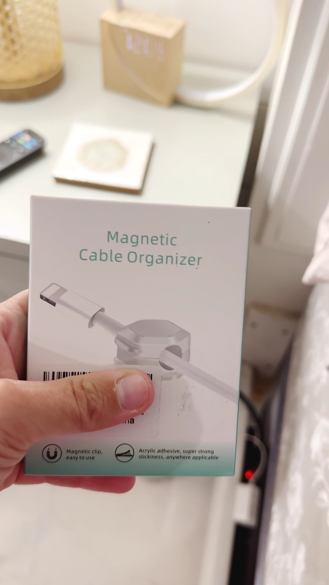 I was so tired of having to pick my phone cord up off the floor, these magnetic cable organizers are soooo convenient! A 6 pack for $4! I’m all about a good deal! Especially when it comes to #organization #amazonfinds #amazonaffiliate #orginize 

#LTKU #LTKGiftGuide #LTKHome